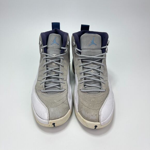 Nike Air Jordan 12 Gray University Blue Athletic Shoes 130690-007 Men\'s Size 9 main image 10